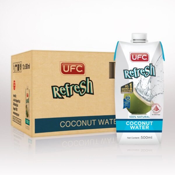 UFC Refresh Coconut Water 500ml x 14 Packs